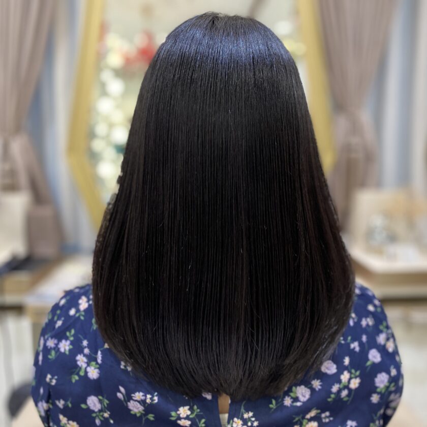 つやつやサラサラになる縮毛矯正 銀座 美容院 縮毛矯正と3stepトリートメント Naoki Hair Dressing 銀座店 エトワレーヌシュシュオンラインブティック